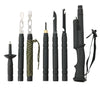 ZAP Hike 'n Strike 18-in-1 Tactical Walking Stick with Detachable Stun Device & Integrated Flashlight